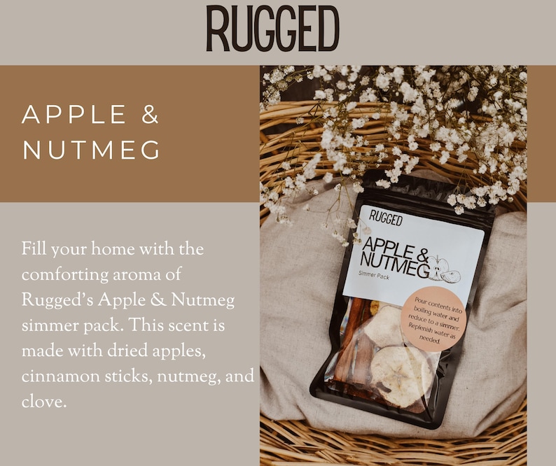 Simmer Pot Packs Apple & Nutmeg
