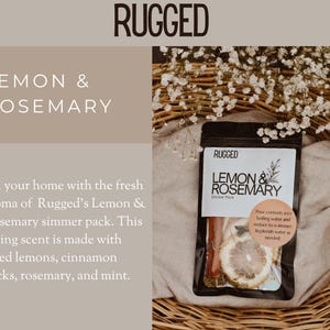 Simmer Pot Packs Lemon & Rosemary