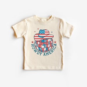 Howdy America Kids T-Shirt: Country Western 4th of July Tee