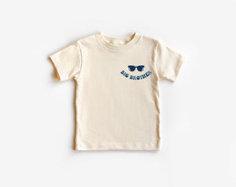 Cool Big Bro Club Shirt, Promoted to Brother Kids T-Shirt, Baby Announcement Gift For Son, Best Big Brothers Kids Shirt
