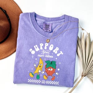 Comfort Colors Love Wins Shirt: LGBTQ+ Fruity Friends Pride Tee