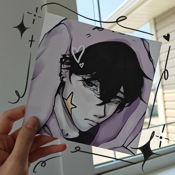 Megumi Fushiguro Art Print - Jujutsu Kaisen Fan Art, Anime Wall Decor, JJK Anime Poster, Anime Room Gift, Megumi Poster merch, Megumi print