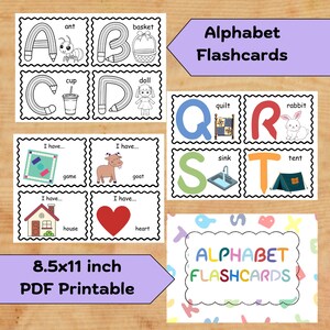 Tarjetas didácticas del alfabeto para niños, tarjetas didácticas del alfabeto, tarjetas didácticas del abecedario, tarjetas didácticas para niños, reconocimiento del alfabeto, tarjetas del alfabeto para niños para imprimir
