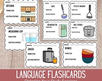 Schede didattiche stampabili in lingua straniera - Supporto didattico digitale in formato PDF per l'apprendimento delle lingue
