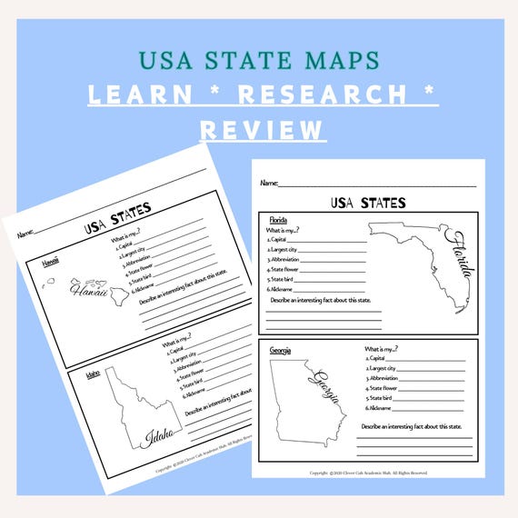 Hojas De Trabajo Con Mapas De Estados Y Capitales El Mapa Político De