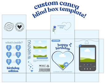Custom Blind Box Template - Valentine's, Birthday, Gift Coupon