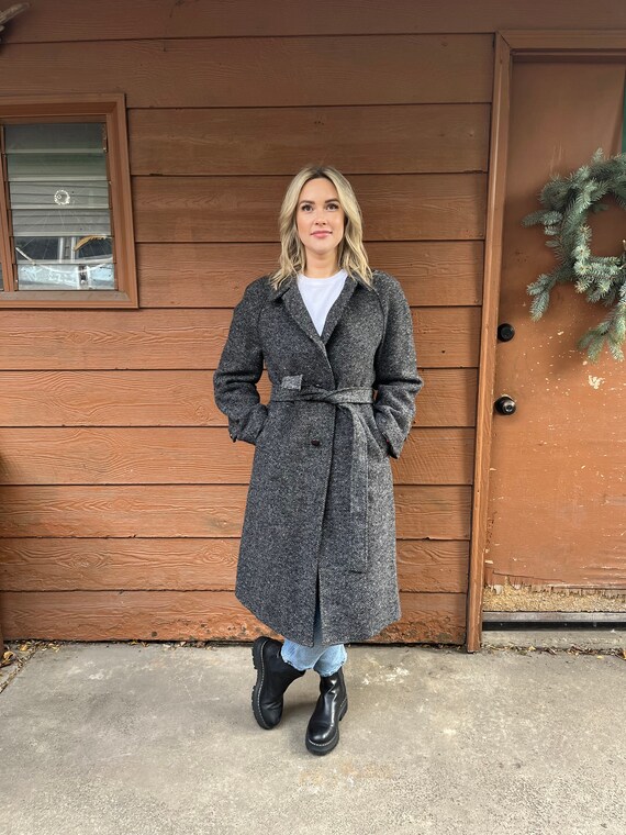 flannel peacoat