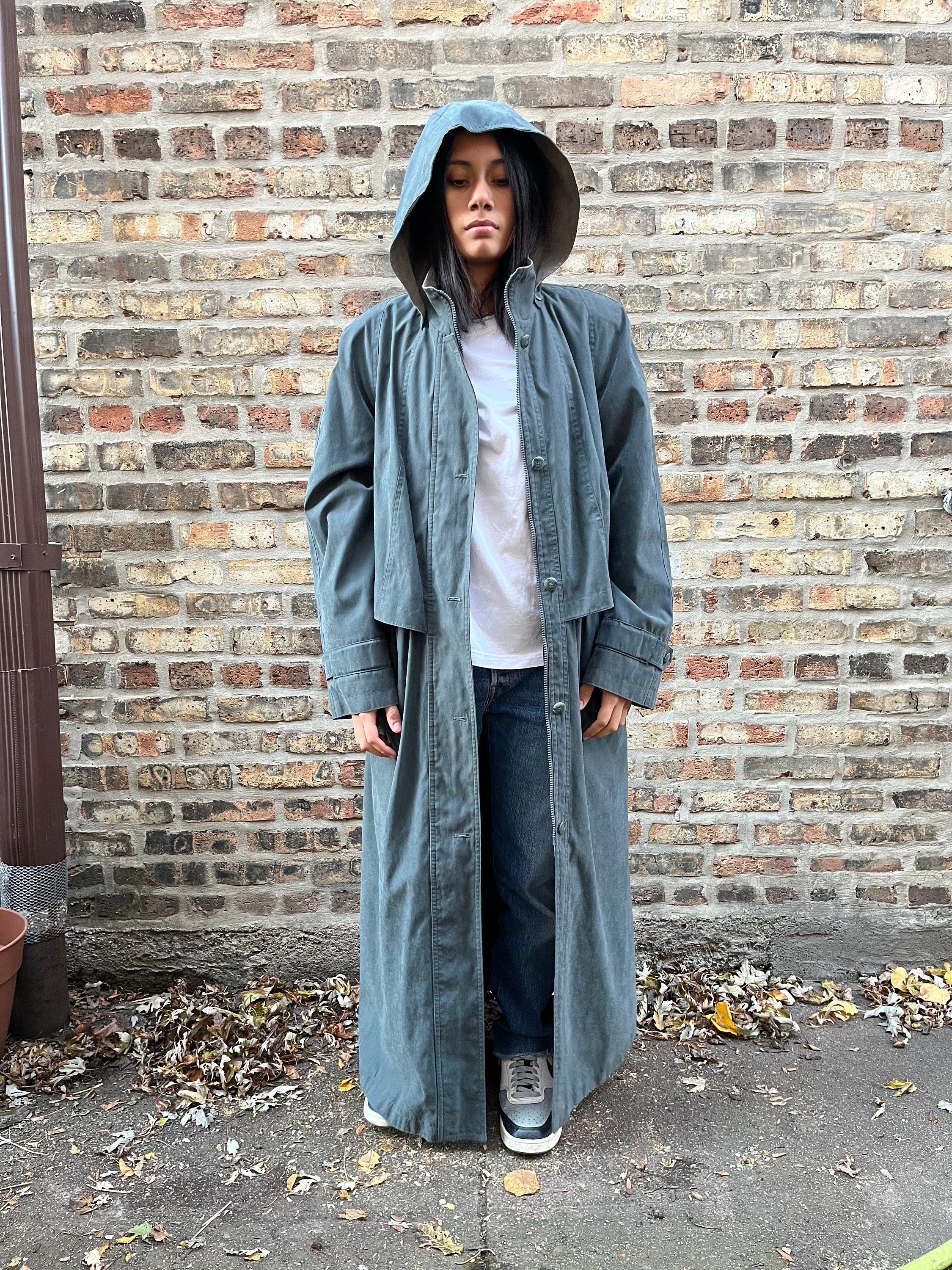 ジャケット・アウター 1990s Vintage Super Long Design Coat Vintage 1990s Floor Length Trench , Overcoat , Coat , Jacket