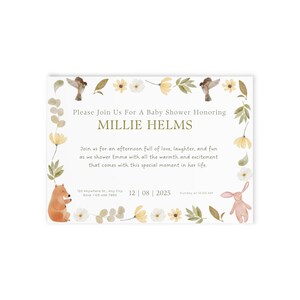 Invitaciones personalizadas para baby showers y celebraciones - lote de 10