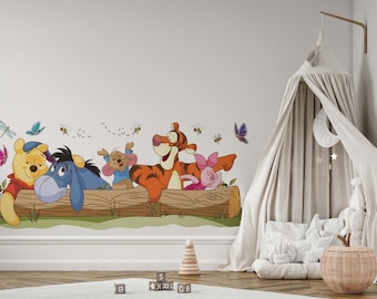 Winnie the Pooh Wall Decal: Nursery Room, Kid's Wall Art