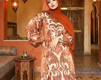 Luxury Abaya for Women | Modest Islamic Dress | Dubai Style Abaya | Kaftan Abaya | Eid Outfit | Maxi Abaya | Custom Size Available