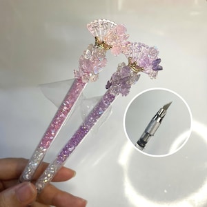 Handmade Crystal Paper Cutting Pen: Sticker & Washi Tape Cutter