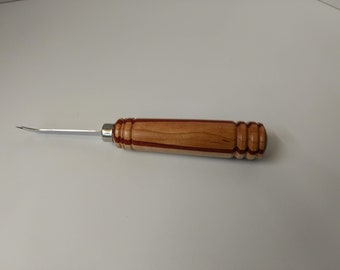 Hand crafted Cheese Knife with stainless steel blade.