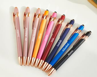 Stylet gravé personnalisé Stylo à bille en métal personnalisé cadeau d'affaires cadeau enseignant appréciation faveur ceinturé pour elle