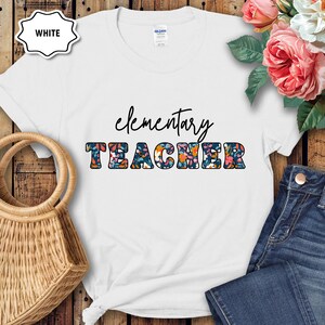 Elementary Teacher T-Shirt, Gift for Teachers, Back to School Shirt, Classroom Apparel, Teacher Appreciation, Second Grade Teacher Gift