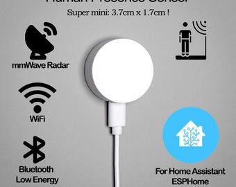 WiFi & Bluetooth BLE Presence Sensor mmWave Radar | Home Assistant ESPHome