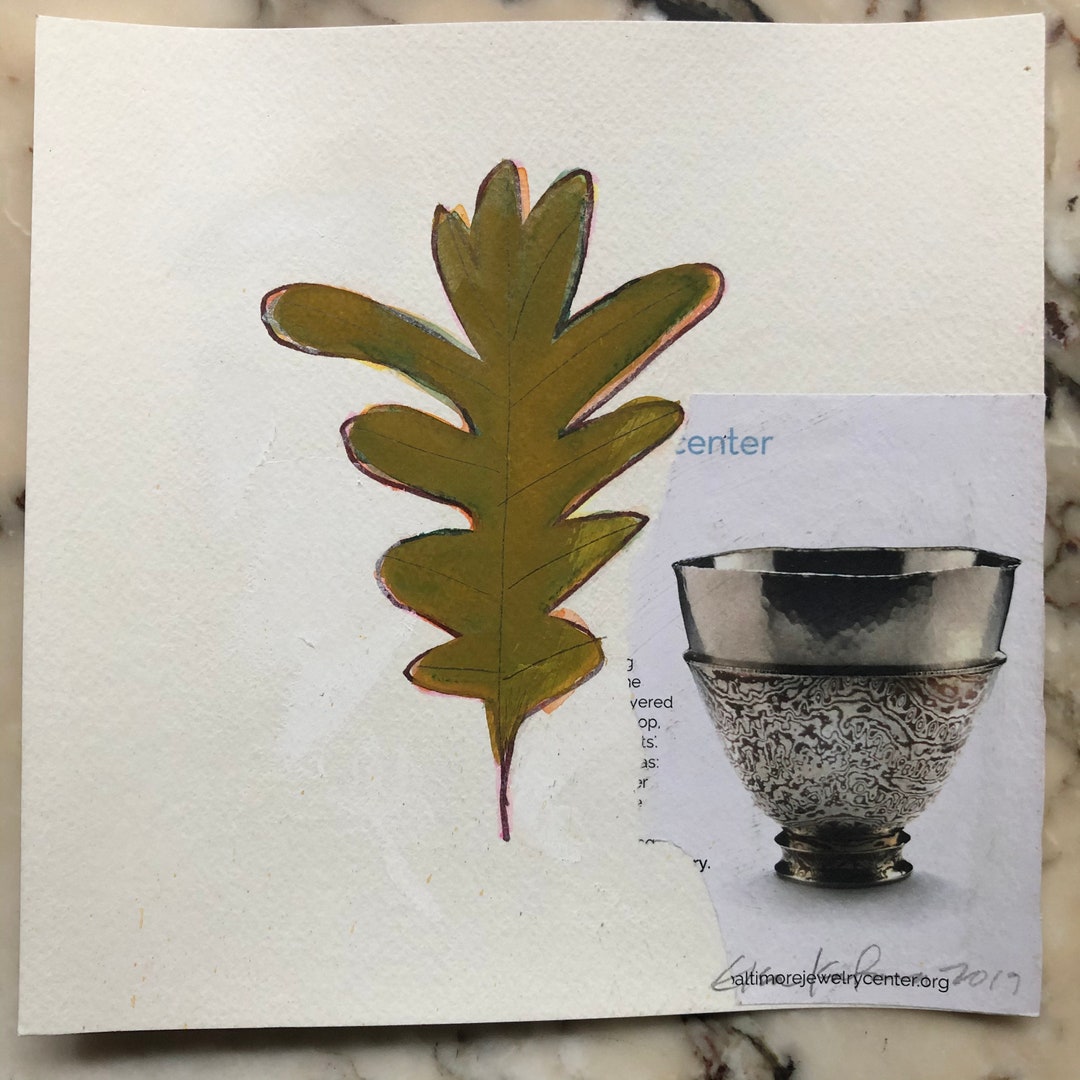 Companion - Drawing/painting/collage on Watercolor Paper 2020 - Etsy