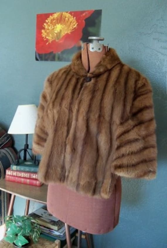 Beautiful 1950s  vintage sable fur wrap