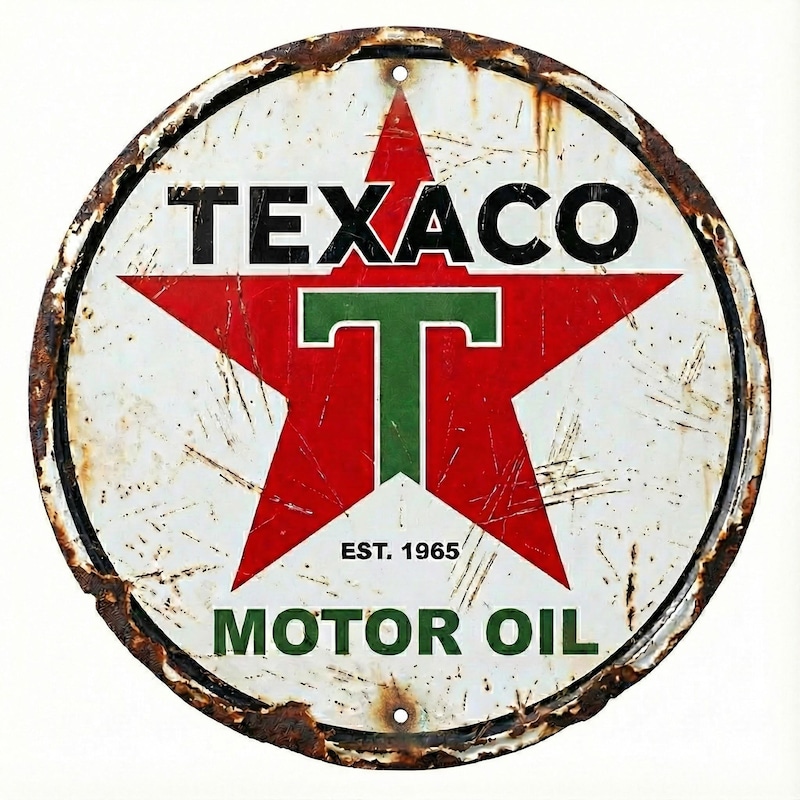 Vintage Texaco Sign - Etsy