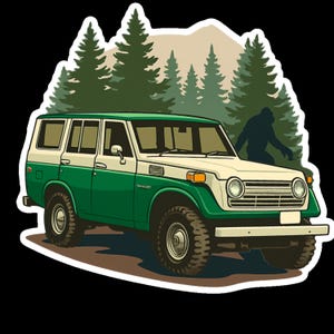 LandCruiserSupplyCo - Stickers met de FJ55, FJ60, FJ40 - Toyota Land Cruiser