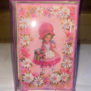 Vintage Hello Notes writing freindship cards & envelopes - vibrant colours.  Ephemera- scrapbook - display
