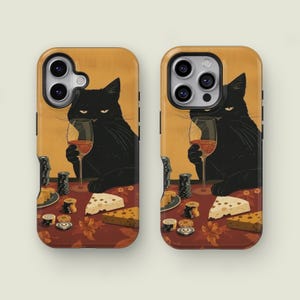 Funny Cat Phone Case, Cat Meme Cat lover, Cute Cat Art Cover, iPhone 16 15 Pro Max XS, iPhone 13 12 Mini Case, Samsung Galaxy S25 S24 Ultra