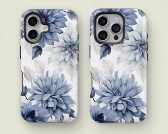 CASETiFY Impact – Coque pour iPhone 12 Pro Max – Papillon peint à la main à l'aquarelle lilas, bleu turquoise, noir transparent