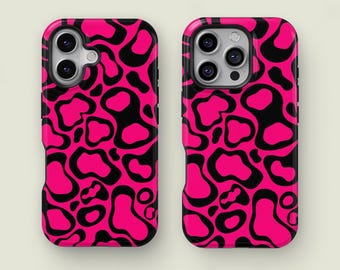 Red and Black Background Phone Case, Abstract Line Phone Case, iPhone 16 15 14 Pro Max XS, iPhone 13 Mini Case, Samsung Galaxy S25 S24 Ultra