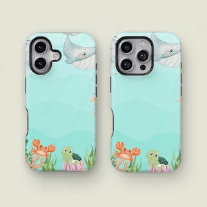Underwater Scenes, Marine Animals Phone Cases, iPhone 16 15 14 13 12 11 Pro Max XS, Phone 13 12 Mini Case, Samsung Galaxy S25 S24 S23 Ultra