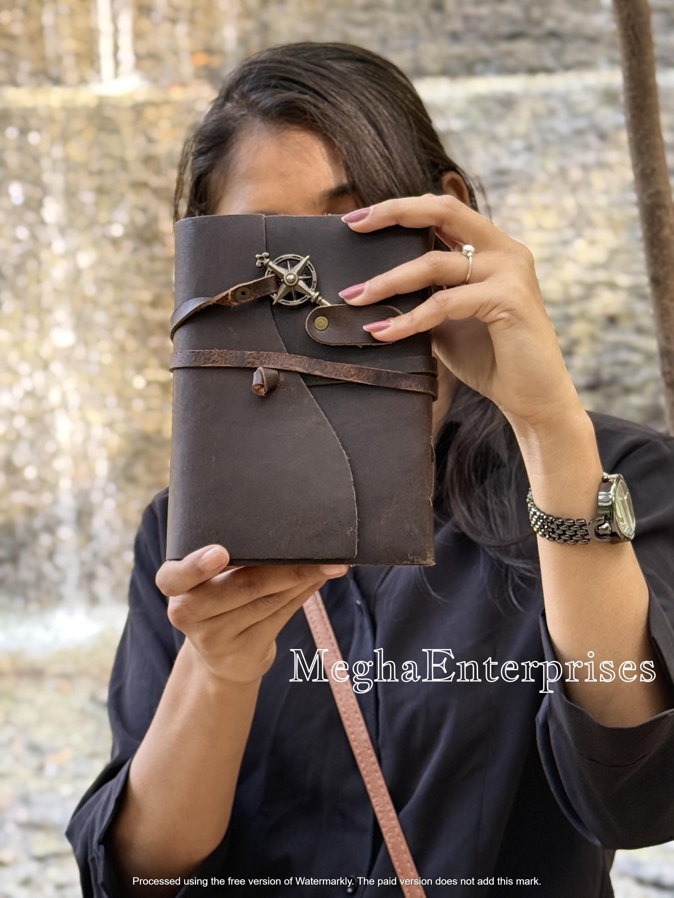 Rustic Refillable Handmade Leather Travel Journal: Refillable Rustic Writing Notebook - Etsy