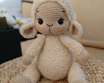 Cute Sheep Amigurumi Crochet Pattern – PDF Instant Download,Crochet Baby Sheep Pattern – Easy & Adorable Toy,Fluffy Sheep Amigurumi