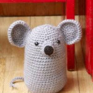 Crochet Mouse Doorstop Pattern,DIY Crochet Doorstop Mouse,Heavy Mouse Crochet Pattern,Cute Amigurumi Door Stop Mouse
