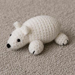 Polar Bear Amigurumi,Polar Bear Crochet Toy Pattern – DIY Plushie,Cute Winter Animal Pattern,Crochet Your Own Polar Bear – Soft Toy PDF