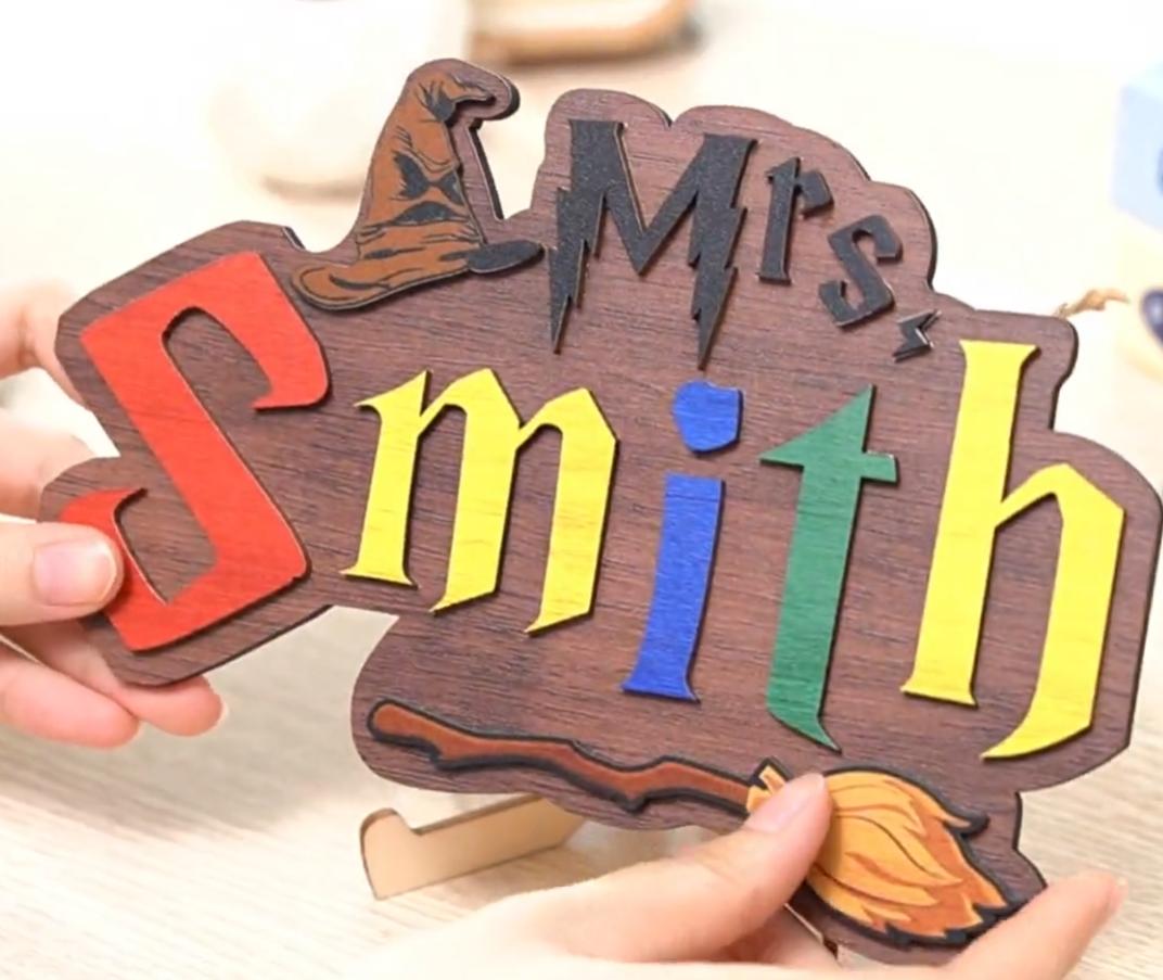 Additional Custom Fee – Personalization Add-On for Teacher Door Sign,Custom Design Upgrade – Extra Fee for Personalized Teacher Sign