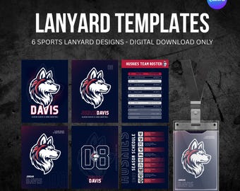 Diseño de cordón deportivo - Plantilla de Canva - Totalmente personalizable, solo descarga digital