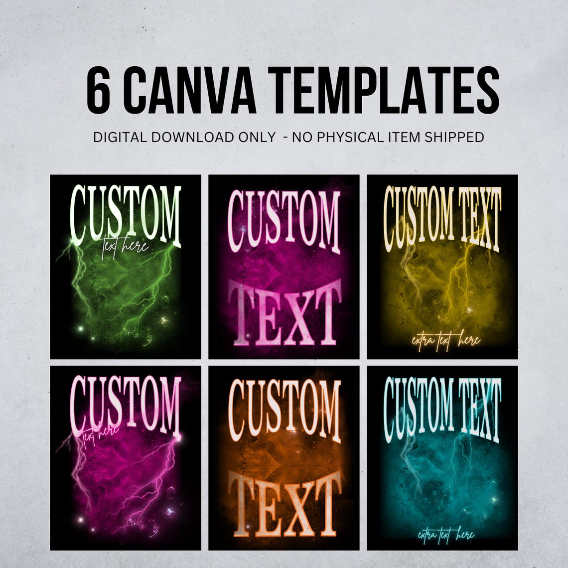 Editable Bootleg Background Designs - Canva Templates - Fully ...