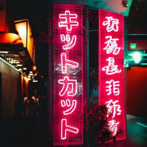 Custom Japanese Neon Sign, Personalized LED Light, Anime Aesthetic, Game Room Decor, LED Lights, Neon Sign Bedroom, Kawaii Room Decor