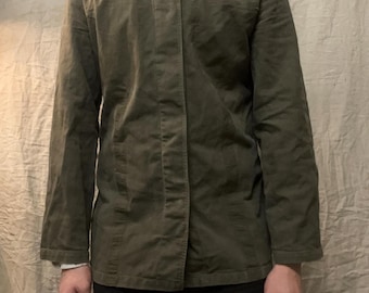Giacca estiva da campo vintage della Bundeswehr della Germania Ovest in pelle di talpa
