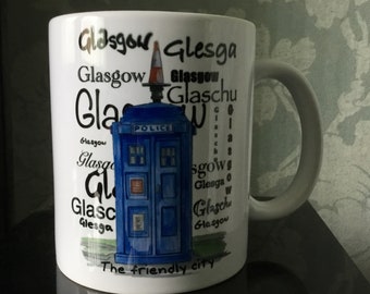 Glasgow Coffee Mug With Gift Box Scotland