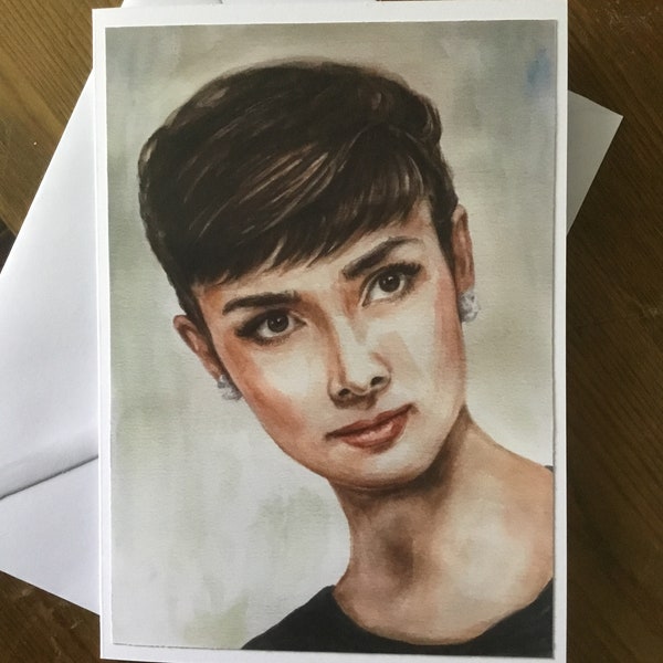 Audrey Hepburn Birthday Cards - Etsy