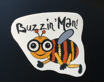 Manchester Bee Waterproof Vinyl Sticker