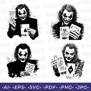 Playing cards joker svg graphics, Joker Smile Svg, Joker With Card Svg, Joker Halloween svg, Joker Showing Gaming Cards, Joker PNG
