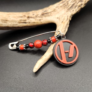 Twenty One Pilots Inspired Safety Pin Brooch – Album-Themed Fan Jewelry – Handmade TØP Pin Accessory