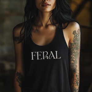 Feral Women&#39;s Flowy Racerback Tank