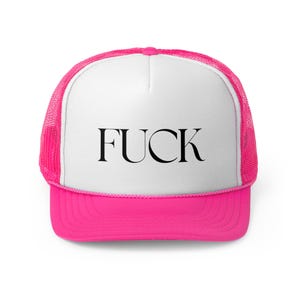 F*ck - Schicke Worte, schlechter Einfluss Hipster Trucker Cap