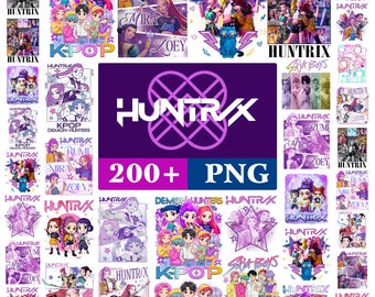 200+ Saja Boys Kpop Demon Hunter PNG Bundle, Huntrix Girls Band Png, Kpop Demon Inspired Movie PNG, Derpy Tiger PNG.