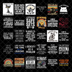 Files Sarcastic Png Bundle, Sarcasm Png, Sarcastic Png, Funny Png Designs, Sarcastic Quotes Png, Adult Png, Commercial Use, Digital File