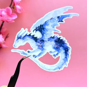 Dragon Sticker: Waterproof Vinyl Sticker, Matte laminated