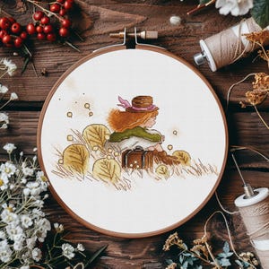 Cross Stitch Pattern Memories of Summer, Cross Stitch Chart, Cross Stitch Saga, Girl Cross Stitch, Instant Download PDF, Summer Cross Stitch
