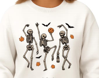Dancing Skeleton Png, Halloween Png, Halloween Costume, Pumpkin Png, Retro Halloween Png, Spooky Season Png, Pumpkin, Halloween Skeletons